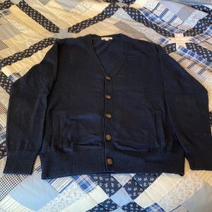 GAP Men’s Navy/Heather Cotton Sweater - size Medium